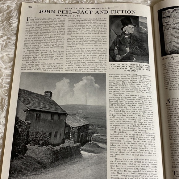 COUNTRY LIFE MAGAZINE October 28, 1954 - Picture 7 of 16